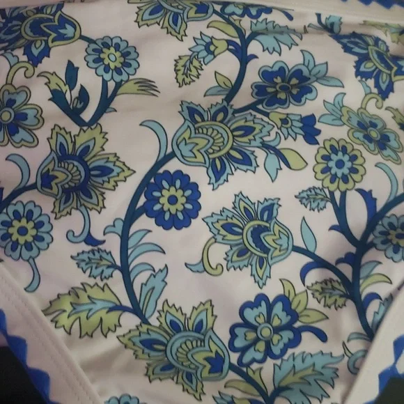 Print High Waisted Tummy Control Bikini Set - Picture 6 of 9